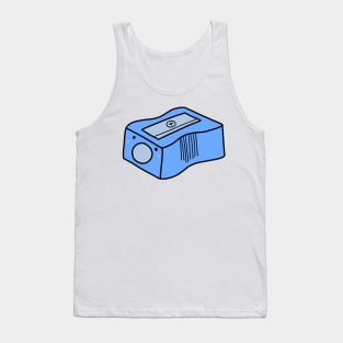 Cute Blue Sharpener Tank Top